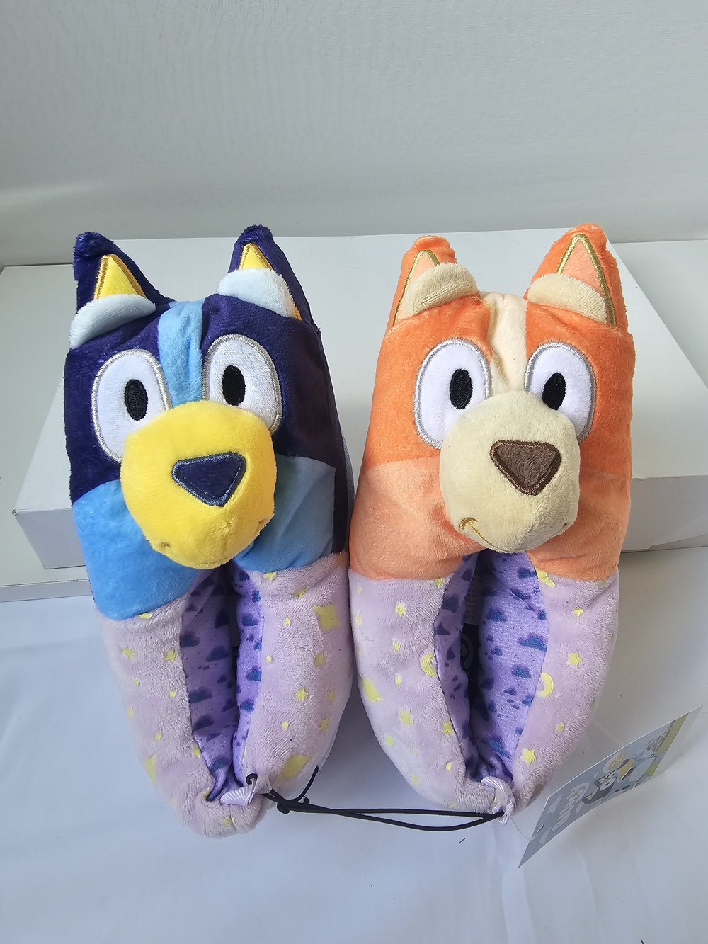Bluey & Bingo Plush House Slippers Toddler Size 9/10 NWT